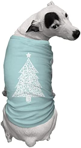 Голяма бяла Коледна Елха - Коледна Празнична риза За кучета (Студена Голяма)