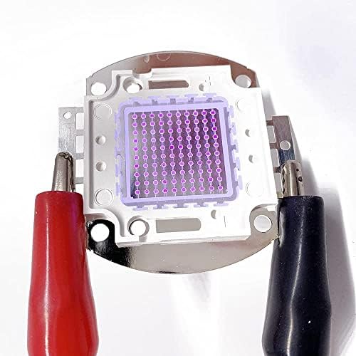 FUTENI 100 W Висока мощност на UV Лилаво led 365нм 375нм 385нм 395нм 400нм 415нм Ултравиолетови лампи Чипове за лампи (Цвят: 405-410 nm)