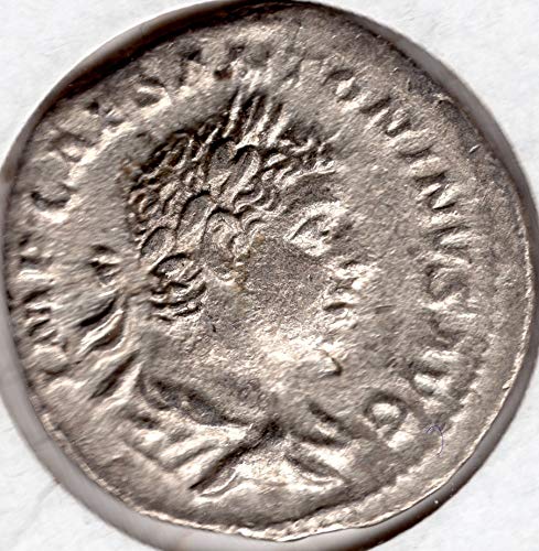 218 IT древнеримская монета Elagabalus denarius Fine NGC