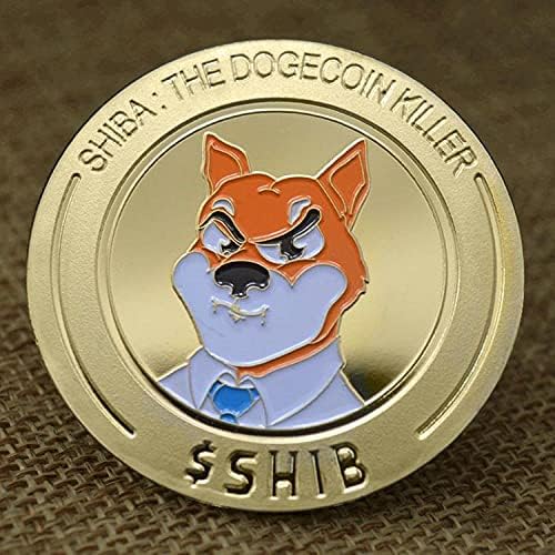 Любима Монета Възпоменателна Монета Shiba-Ин Монета Дожа Монета Позлатен Виртуална Монета Предизвикателство Монета Биткоин Са Подбрани Монета