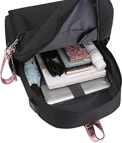 Раница JUSTGOGO KPOP ATEEZ, Раница за лаптоп, Училищна чанта Mochila, Чанта за книги, Цветна чанта през рамо-B4