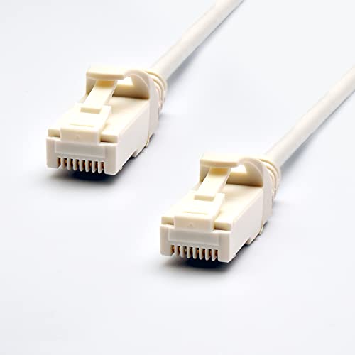 Мрежов кабел EXHEART EAT6AH-1BL, основа cat6a, Твърд, 3,3 фута (1 м), Синьо, Отговаря на стандарта основа cat6a, Нечупливи нокти, RJ-45, 10 Gbit/s, 500 Mhz