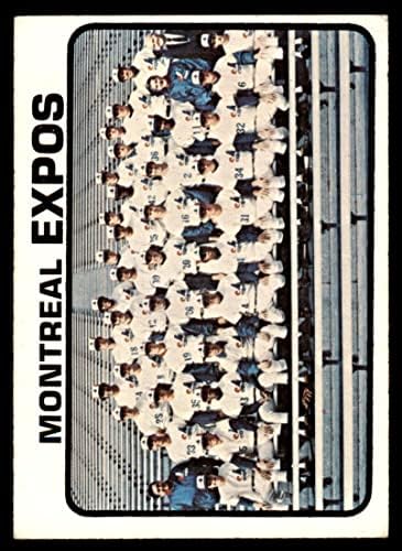 1973 Topps 576 Изложбена екип Montreal Изложения (Бейзболна картичка) EX Изложения