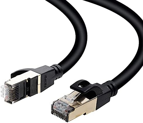 Кабел BENFEI RJ-45, Ethernet кабел Cat-6, Съвместим с PS4, Xbox One, Smart TV, ключ, рутер, превключване панел (9,9 метра)