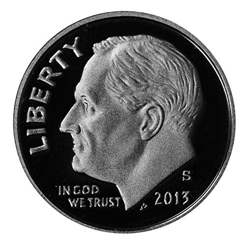 Монетен двор на САЩ за 2013 г. PROOF Roosevelt Dime GEM DCAM