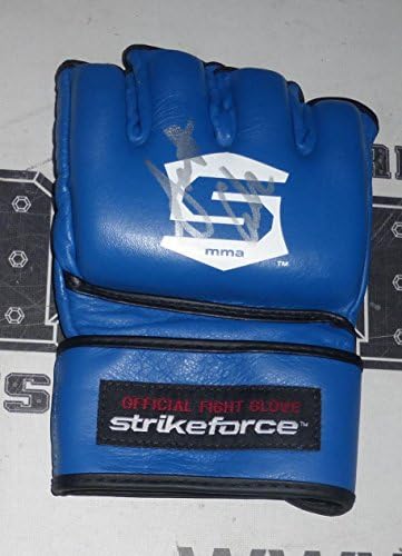 Скот Кокър е Подписал Официален Автограф StrikeForce Ръкавица PSA/DNA COA Bellator ММА Ръкавици UFC с Автограф