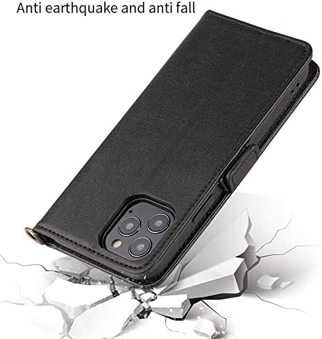 Флип калъф FEPULI за iPhone 12 Pro Max, една Чанта-портфейл за iPhone 12 Pro Max 6,7 инча с [Противоударным вътрешен калъф от TPU], Притежател на кредитна карта, калъф-за награда-книга от изкуствена кожа с пълна защита