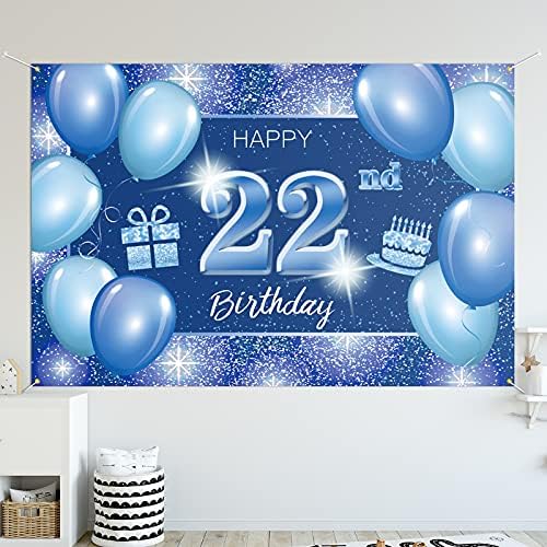 От 16–Ти Рожден Ден на Фона на Банер Декор в Синята Точка С Пайети 16 Години Тематична Украса за Парти в чест на рождения Ден на за Момчета И Момичета Аксесоари
