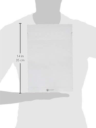 Пликове за джобове Securitex C4 с панти на парче - бели (опаковка по 50 броя)