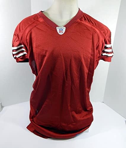 2003 San Francisco 49ers Пусната Е играта на Red Jersey 52 DP34676 - Използваните тениски За игри NFL Без подпис