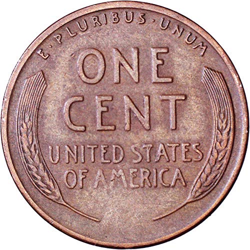 1942 -Ра Линкълн Пшеничен Цент 1C Приблизително В Формата на