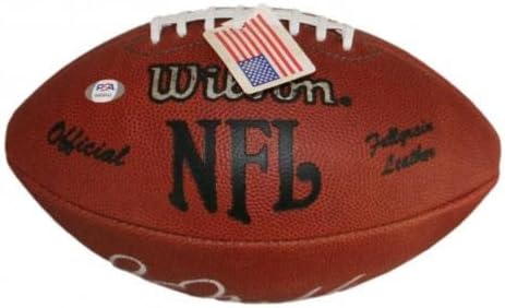 Джон Мадън е Подписал Официален Кожена топка за футбол NFL Oakland Raiders PSA/DNA & JSA - Футболни топки с автографи