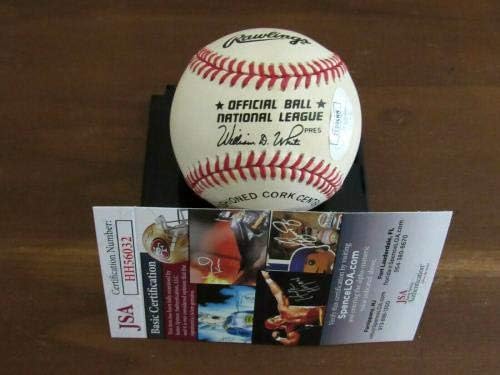 Кардиналите 30-годишнината на пенсиониране Стан Музиала Копито Подписаха Auto Baseball Jsa - Бейзболни Топки с автографи