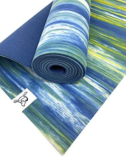 Tiggar Yoga mat - килимче за йога от естествена дървесина, екологично чисти, нескользящий, с плътна амортизация за подкрепа и стабилност при занимания по йога, пилатес и обща физическа подготовка