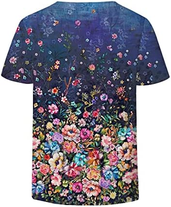 Есенно-Годишната Женска Риза С Къс Ръкав 2023, Дрехи От Памук, с V-образно деколте, Графична Блуза за Късна Закуска, Риза за Момичета FE FE