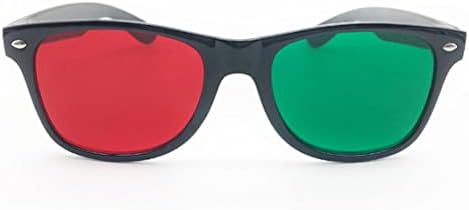 Ruluti 1 бр. червени зелени очила за тренировки амблиопия, един размер