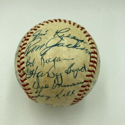1957 Отборът на Чикаго Уайт Сокс Подписа Играта на топка С Автограф от Нели Фокс - Бейзболни топки С автографи