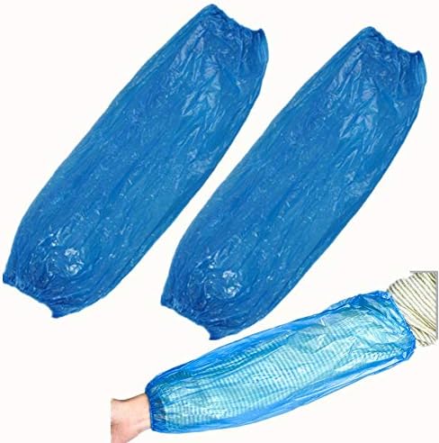 Moyishi 15,7 Опаковка от 100 Еднократна употреба нарукавных седалките с водоустойчив дизайн на протектора (бял)