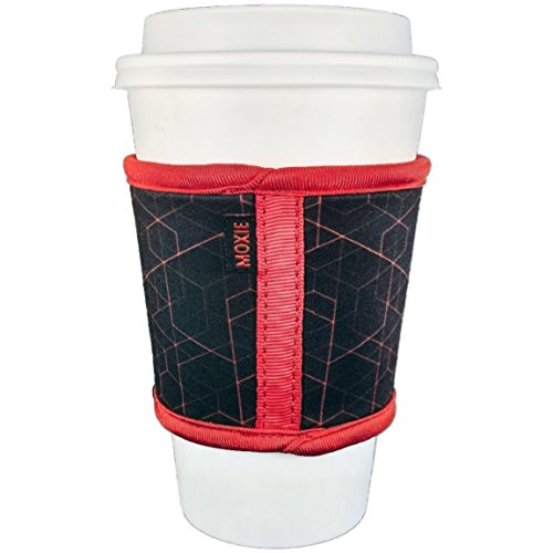 Ръкави за кафе чаши – за Многократна употреба ръкави за кафе и чай с високо качество неопреновой изолация – Най-подходящи за чаши с обем от 12-24 унция в Старбъкс, Макдоналдс, Peets, Caribou Coffee (1 опаковка - Redline)
