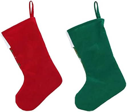 Коледен Отглеждане на Дядо Коледа е Червен Войлочный Окачен Чанта Коледа Камина Окачени Чорапи на Дядо Коледа Плюшени Подаръци за Празнични Партита Украса на Чанти Врата Мъниста с Облаците