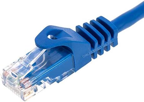 Кабели директно Онлайн Син 3 подножието на Мрежата Cat6 кабел Ethernet RJ-45 Интернет-Модем, Пач-Кабел