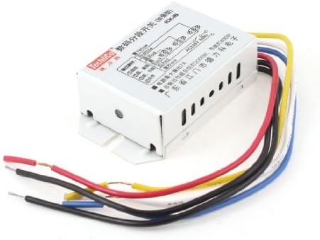 Uxcell 180-250VAC 7 Ампера 50 Hz 4-Лентов 3-Секционни Цифров Ключ на Контролната лампа