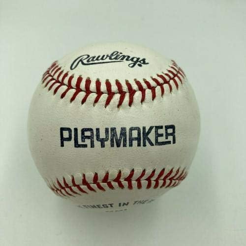 Играта на топка с автограф на Сам Райс на Сингле С ДНК-то на PSA и JSA COA РЕДКИ HOF - Бейзболни топки с автографи