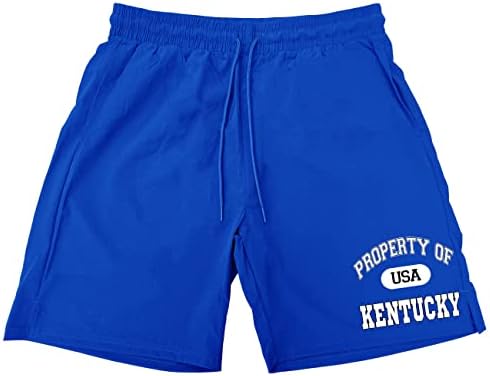 Мъжки Спортни Найлонови шорти за бягане Property of Kentucky, САЩ H957