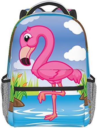Розово Фламинго Училищните Компютърни Раници Чанта За Книги За Момчета И Момичета, Пътуване, Туризъм И Къмпинг Раница