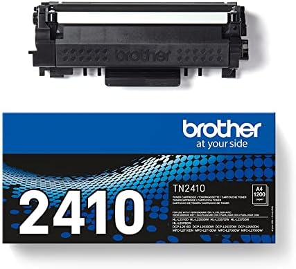 Тонер касета Brother TN-2410, черен, В една опаковка, на стандартния изход, включва 1 касета с тонер, оригиналните консумативи на Brother