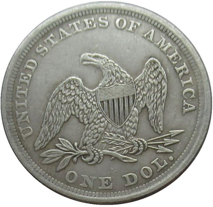 Възпоменателна монета - Копие от Хартата 1857 г. на стойност 1 щатски долар със Сребърно покритие