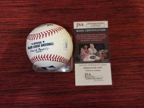 Майкъл Копеч подписа Официален Договор с Висша лига бейзбол Чикаго Уайт Сокс JSA - Бейзболни топки с Автографи