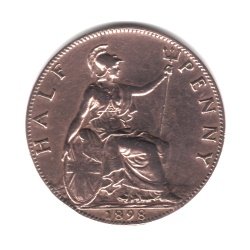 1898 обединено Кралство обединено Кралство Англия Монета в полпенни КМ789