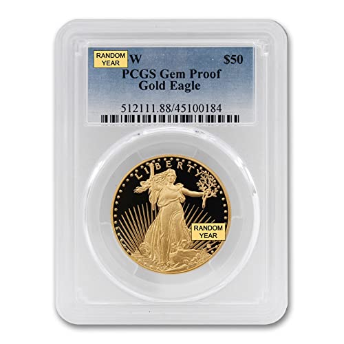 1986 W - до Момента (Случаен година) 1 унция златна монета Американски Орел Proof Gem Proof (GEMPR) $ 50 PCGS Мента щата