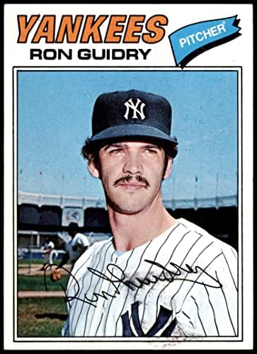 1977 Topps 656 Рон Гидри Ню Йорк Янкис (Бейзболна картичка) EX/ MT + Янкис