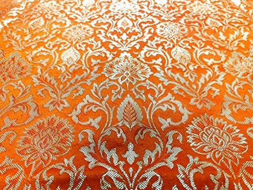 Парчовая плат оранжев цвят 44 от дворове BRO829[1]