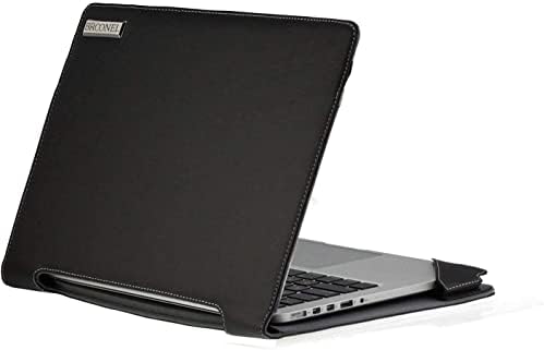 Серия Broonel - Profile - Черен Кожен калъф за лаптоп, който е Съвместим с 14-инчов лаптоп Dell Latitude 7430