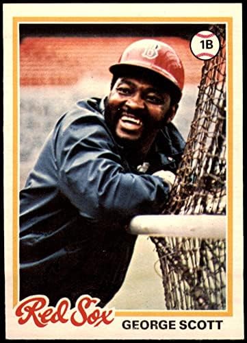 1978 О-Пи-Джи 12 Джордж Скот Бостън Ред Сокс (Бейзболна картичка) NM/MT Red Sox